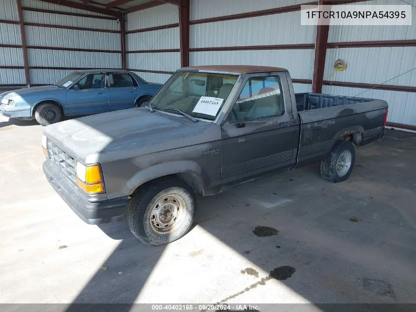 1992 Ford Ranger VIN: 1FTCR10A9NPA54395 Lot: 40402165