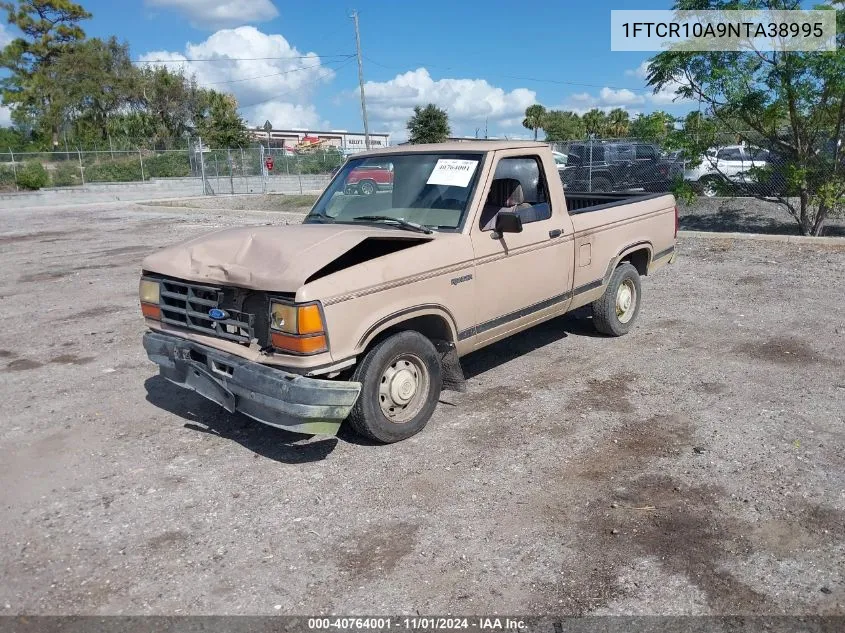 1992 Ford Ranger VIN: 1FTCR10A9NTA38995 Lot: 40764001