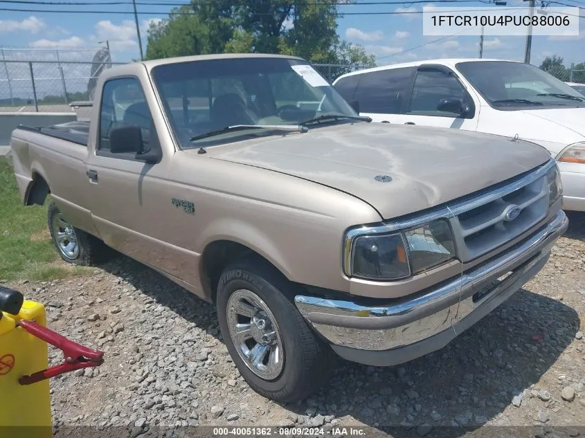 1993 Ford Ranger VIN: 1FTCR10U4PUC88006 Lot: 40051362