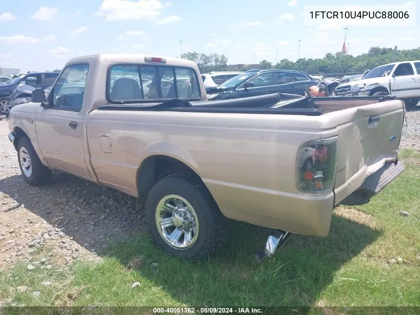 1993 Ford Ranger VIN: 1FTCR10U4PUC88006 Lot: 40051362