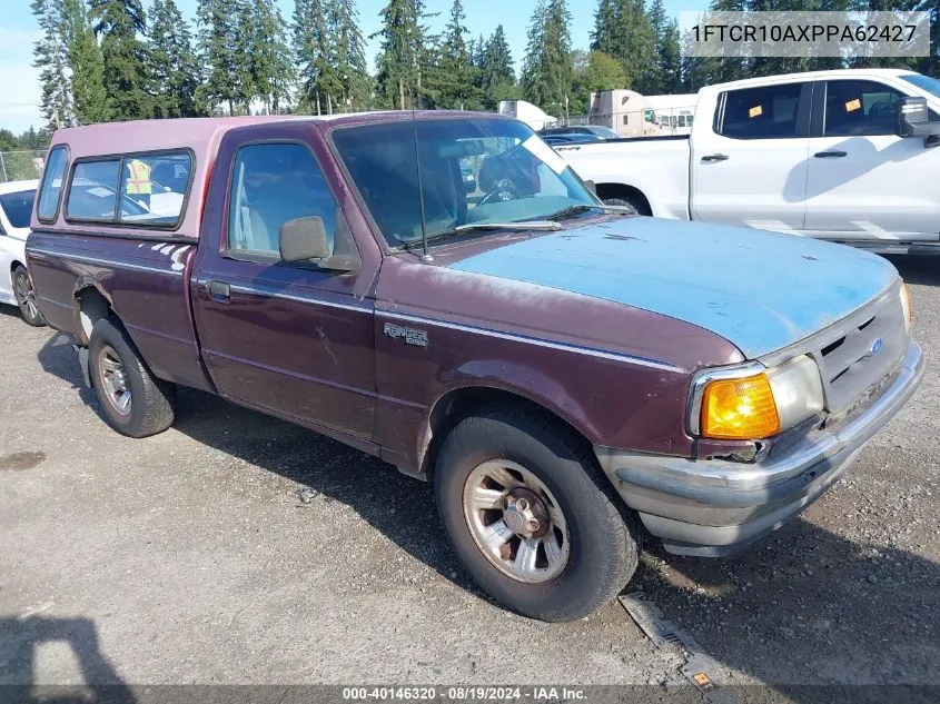 1993 Ford Ranger VIN: 1FTCR10AXPPA62427 Lot: 40146320