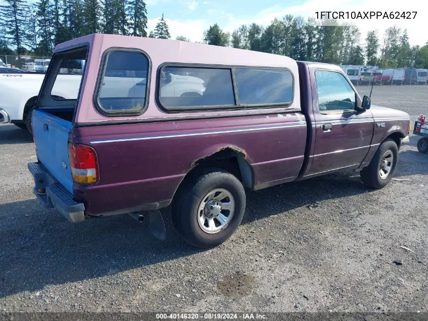 1993 Ford Ranger VIN: 1FTCR10AXPPA62427 Lot: 40146320