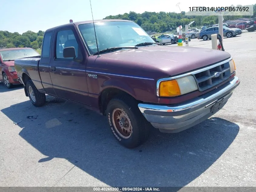 1993 Ford Ranger Super Cab VIN: 1FTCR14U0PPB67692 Lot: 40265200