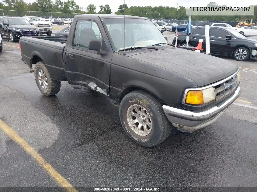 1FTCR10A0PPA02107 1993 Ford Ranger