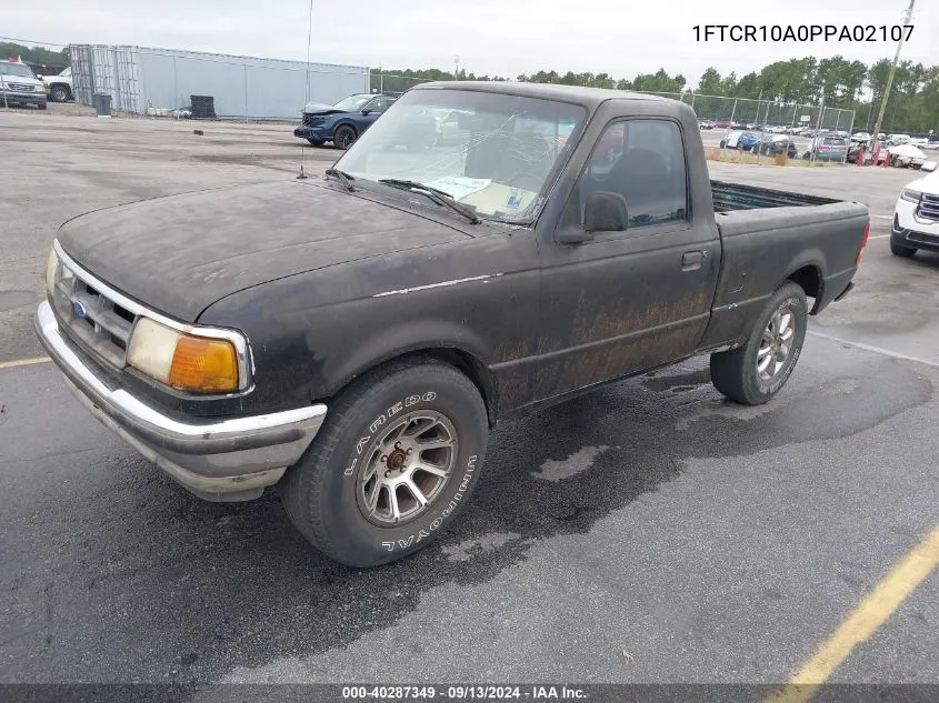 1FTCR10A0PPA02107 1993 Ford Ranger