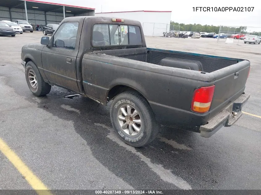 1FTCR10A0PPA02107 1993 Ford Ranger