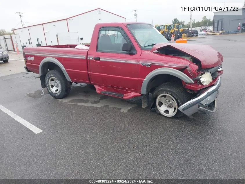 1993 Ford Ranger VIN: 1FTCR11U1PUA71723 Lot: 40389224