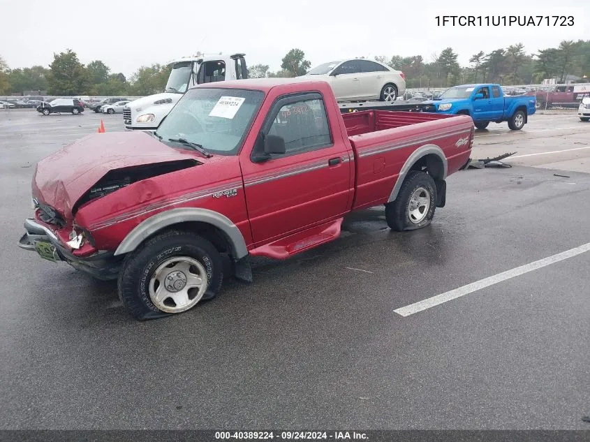 1993 Ford Ranger VIN: 1FTCR11U1PUA71723 Lot: 40389224