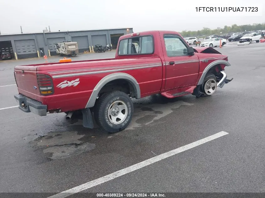 1993 Ford Ranger VIN: 1FTCR11U1PUA71723 Lot: 40389224