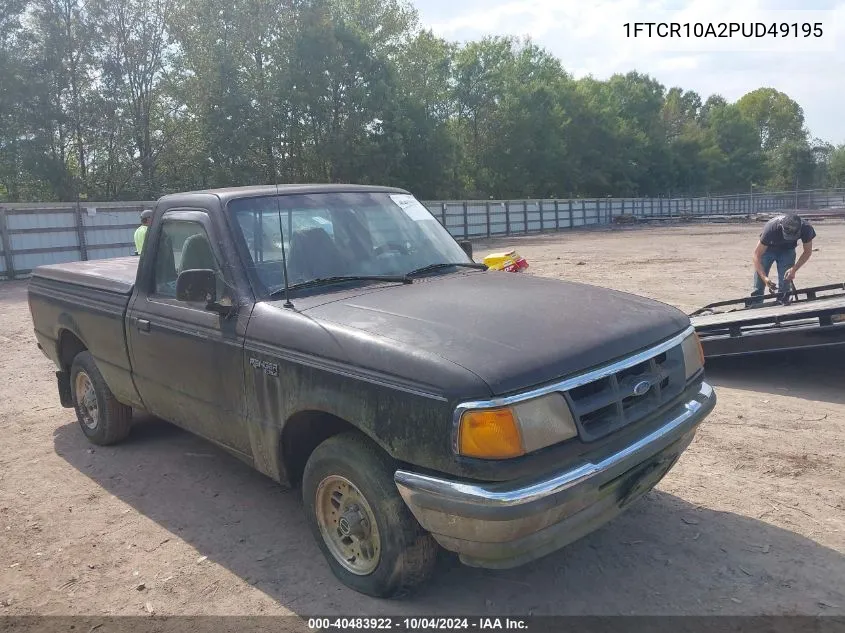 1993 Ford Ranger VIN: 1FTCR10A2PUD49195 Lot: 40483922