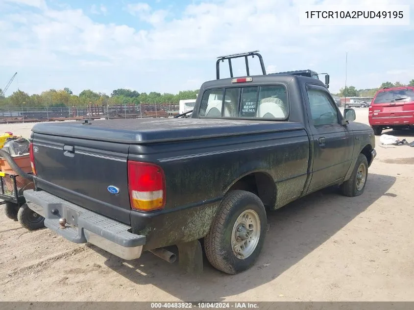 1993 Ford Ranger VIN: 1FTCR10A2PUD49195 Lot: 40483922