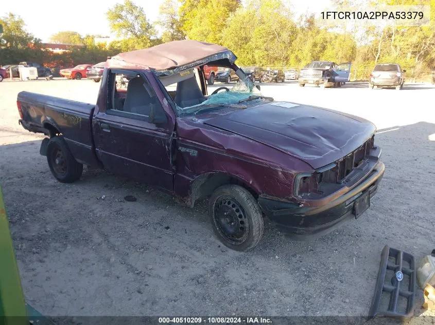 1993 Ford Ranger VIN: 1FTCR10A2PPA53379 Lot: 40510209