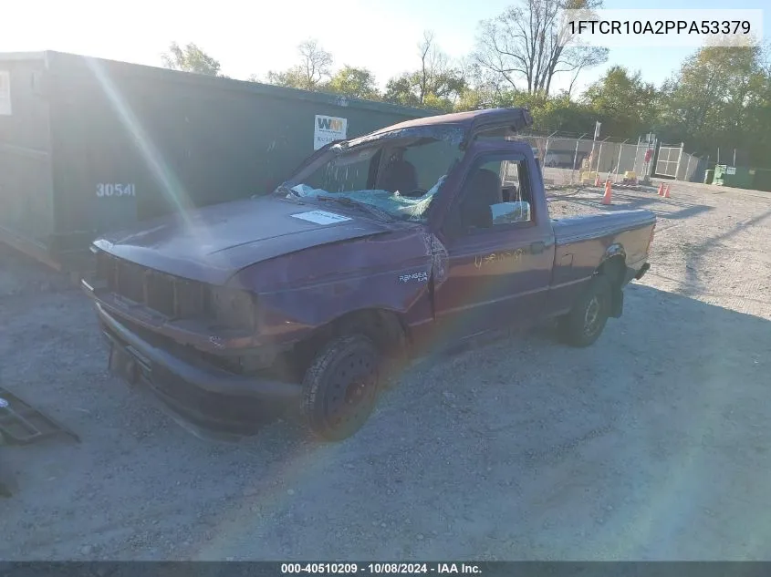 1993 Ford Ranger VIN: 1FTCR10A2PPA53379 Lot: 40510209