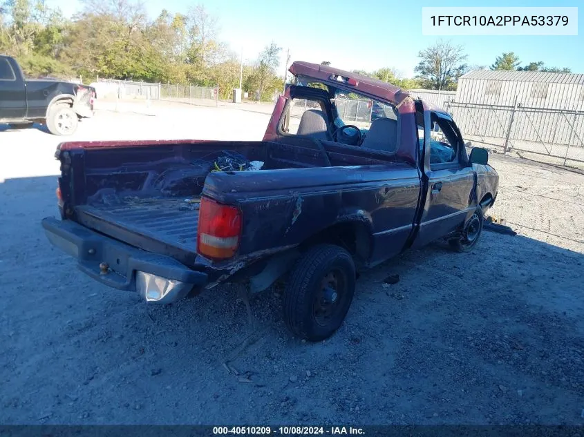 1993 Ford Ranger VIN: 1FTCR10A2PPA53379 Lot: 40510209