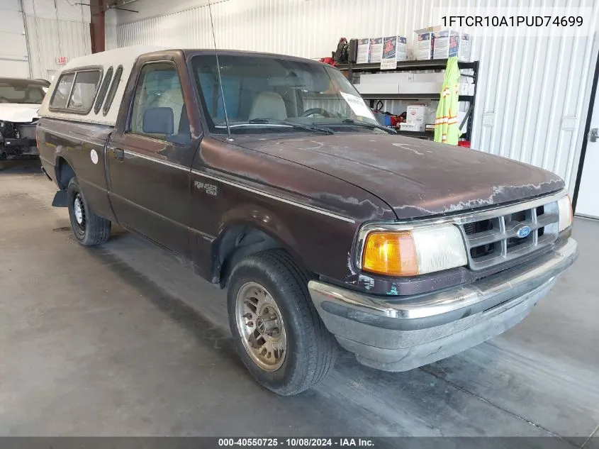 1993 Ford Ranger VIN: 1FTCR10A1PUD74699 Lot: 40550725