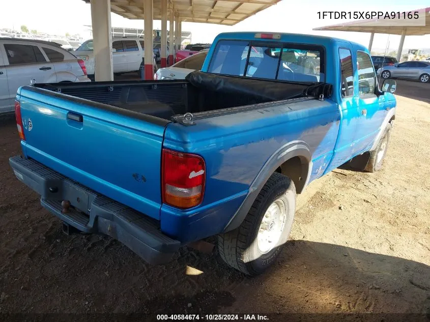 1993 Ford Ranger Super Cab VIN: 1FTDR15X6PPA91165 Lot: 40584674