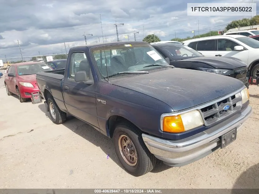 1993 Ford Ranger VIN: 1FTCR10A3PPB05022 Lot: 40639447