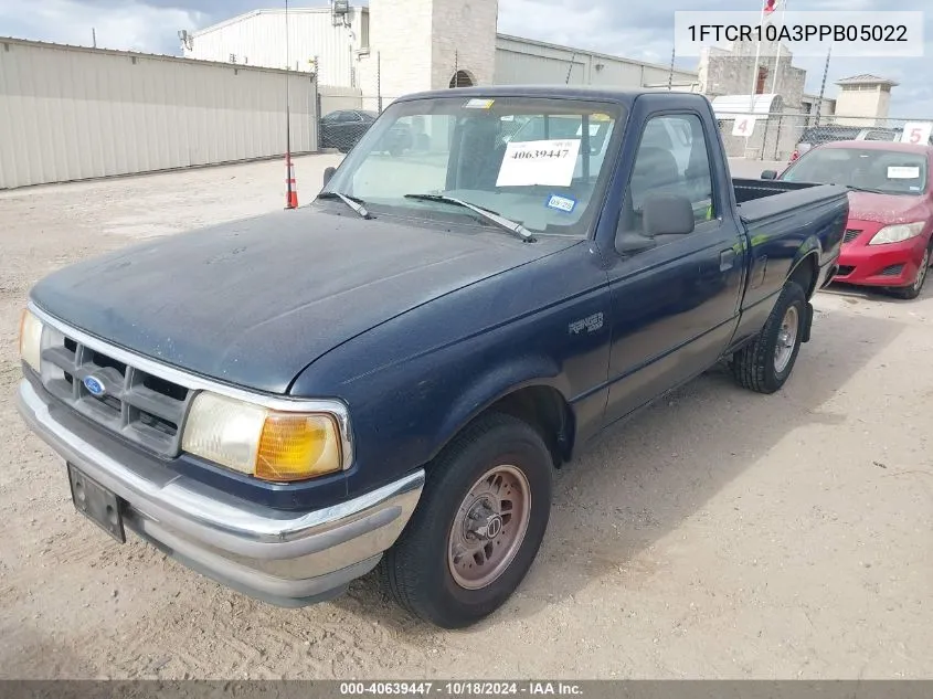 1993 Ford Ranger VIN: 1FTCR10A3PPB05022 Lot: 40639447