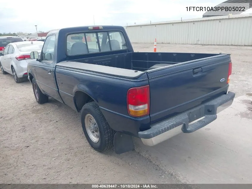 1993 Ford Ranger VIN: 1FTCR10A3PPB05022 Lot: 40639447