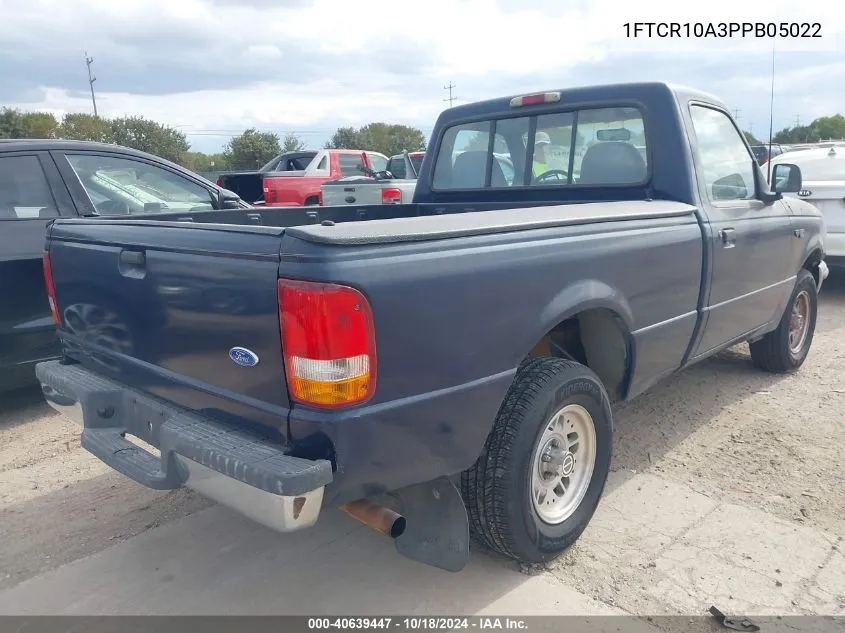 1993 Ford Ranger VIN: 1FTCR10A3PPB05022 Lot: 40639447