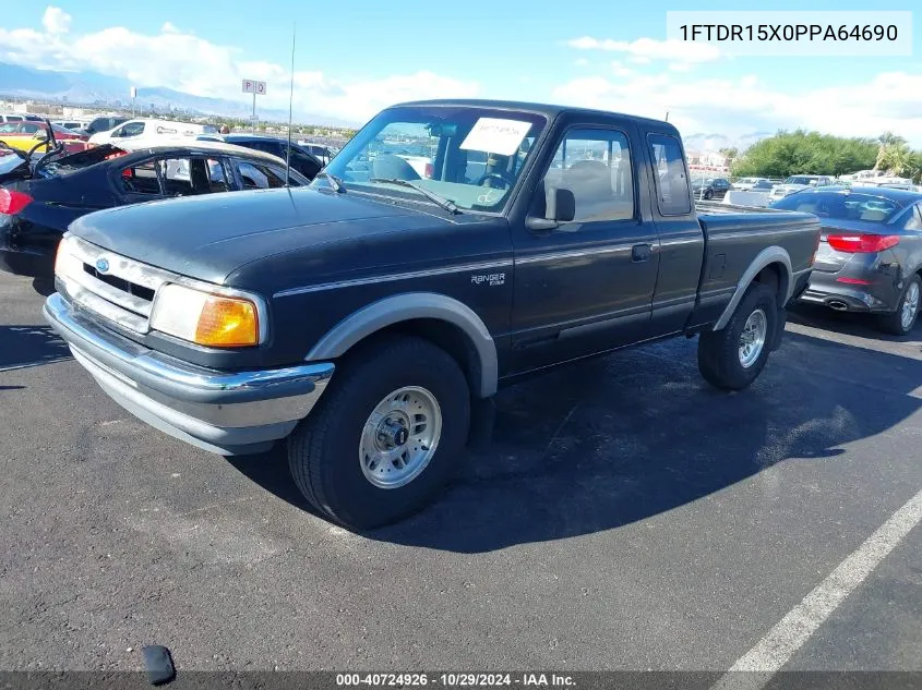 1993 Ford Ranger Super Cab VIN: 1FTDR15X0PPA64690 Lot: 40724926