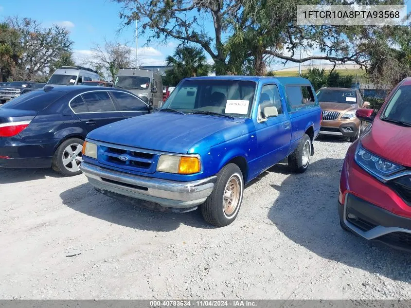 1993 Ford Ranger VIN: 1FTCR10A8PTA93568 Lot: 40783634