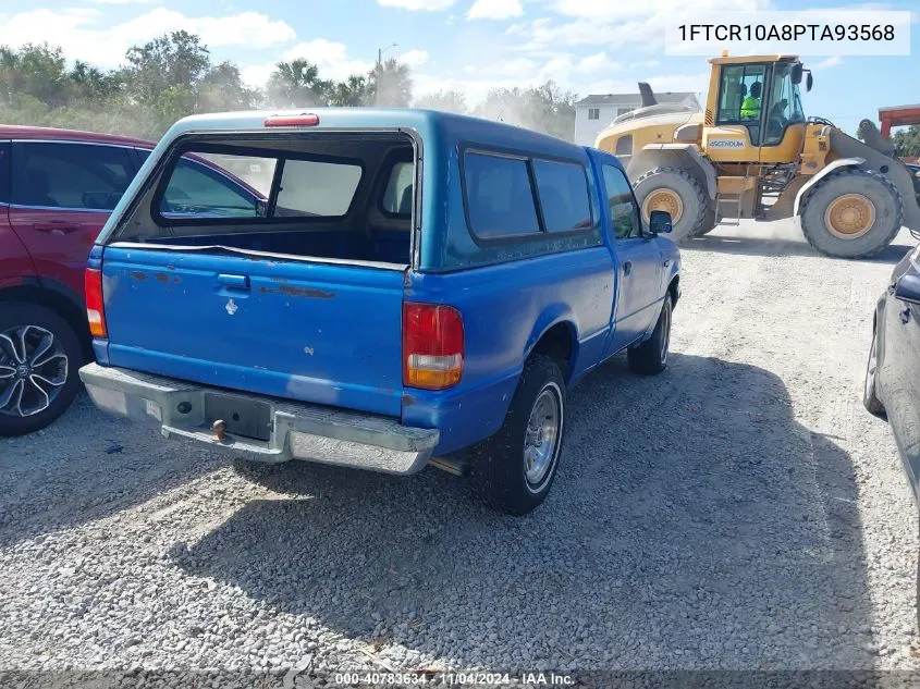 1993 Ford Ranger VIN: 1FTCR10A8PTA93568 Lot: 40783634