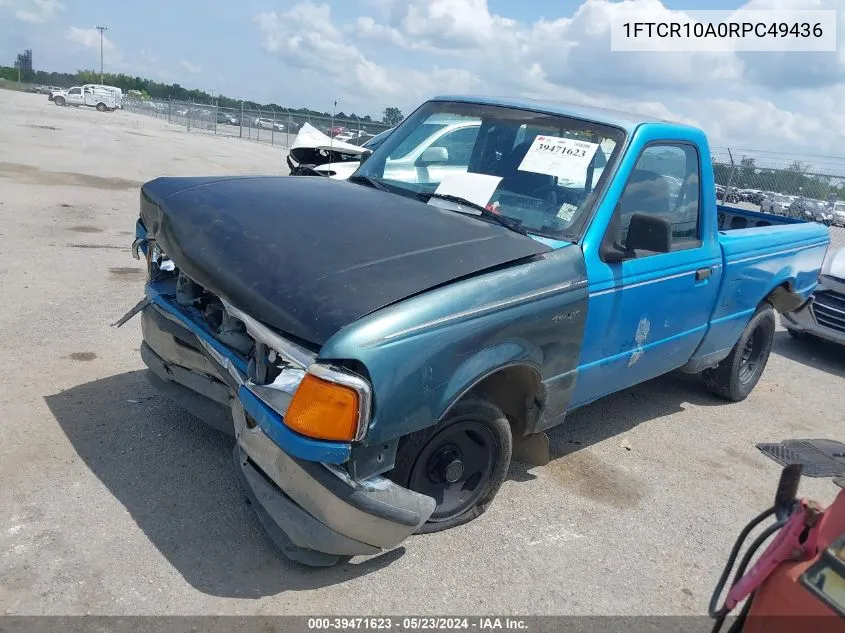 1994 Ford Ranger VIN: 1FTCR10A0RPC49436 Lot: 39471623