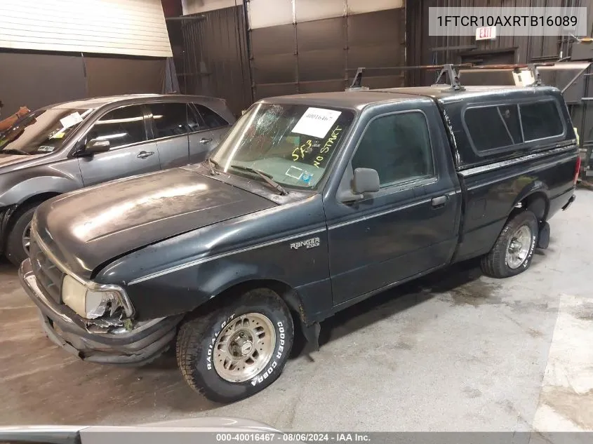 1994 Ford Ranger VIN: 1FTCR10AXRTB16089 Lot: 40016467