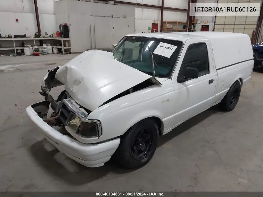 1994 Ford Ranger VIN: 1FTCR10A1RUD60126 Lot: 40134881