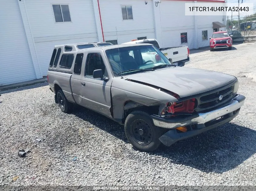 1994 Ford Ranger Super Cab VIN: 1FTCR14U4RTA52443 Lot: 40176604