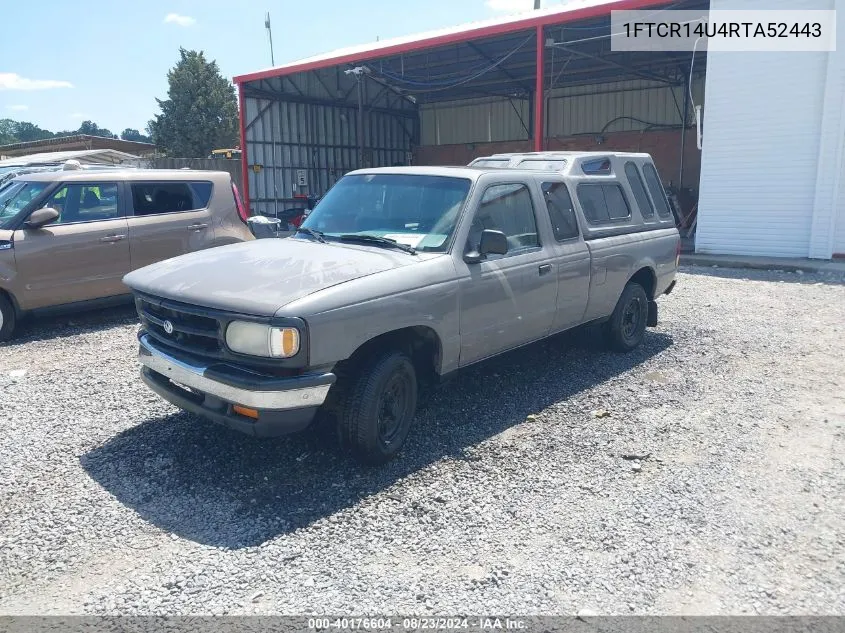 1994 Ford Ranger Super Cab VIN: 1FTCR14U4RTA52443 Lot: 40176604