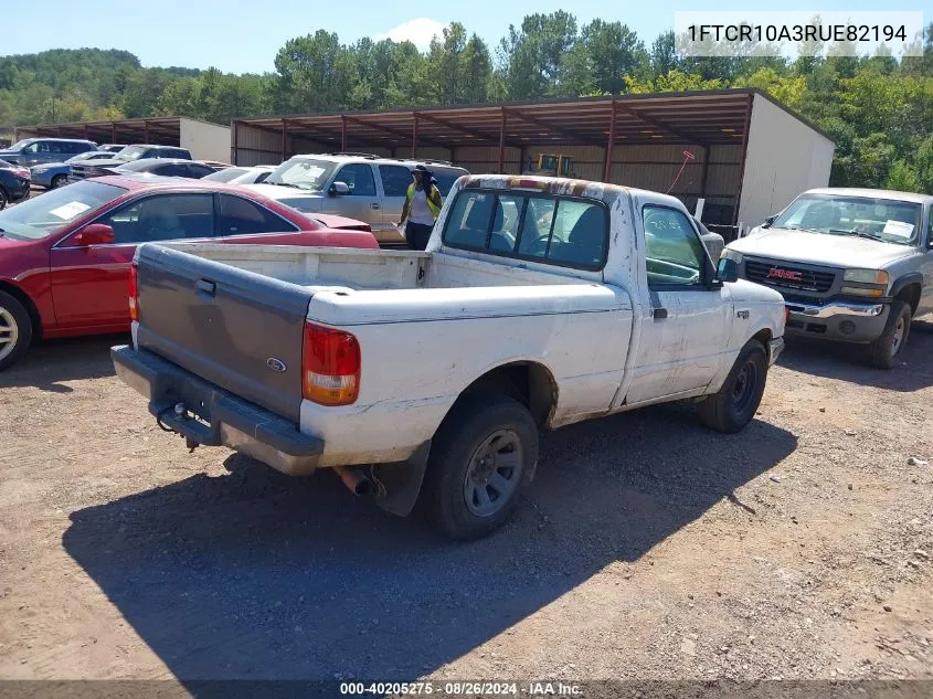 1994 Ford Ranger VIN: 1FTCR10A3RUE82194 Lot: 40205275