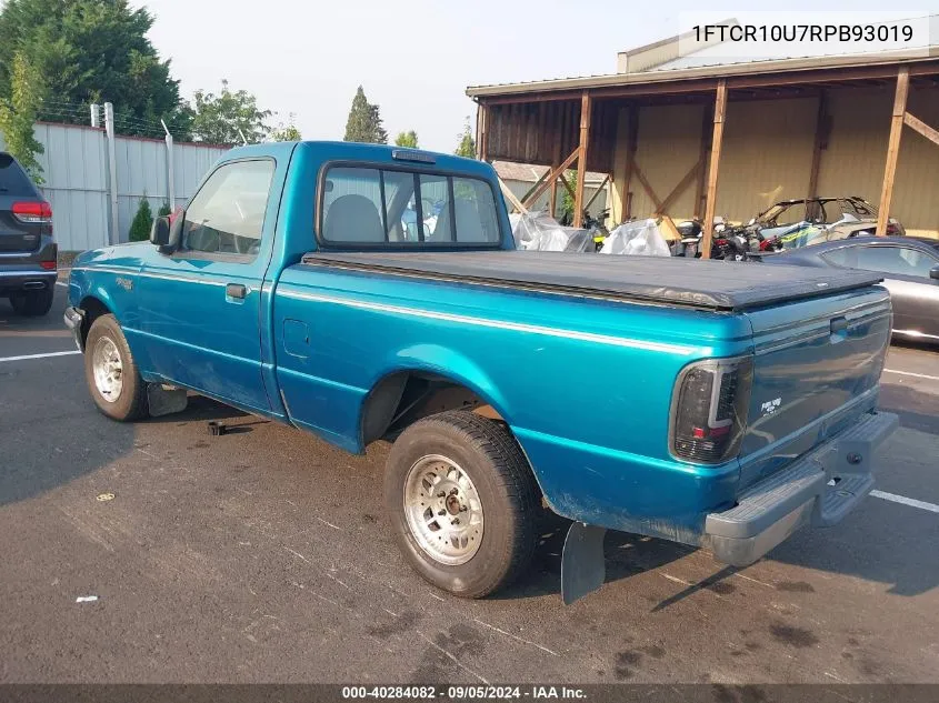 1994 Ford Ranger VIN: 1FTCR10U7RPB93019 Lot: 40284082