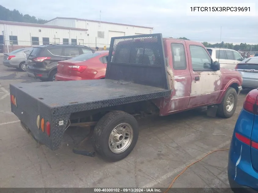 1994 Ford Ranger Super Cab VIN: 1FTCR15X3RPC39691 Lot: 40300102