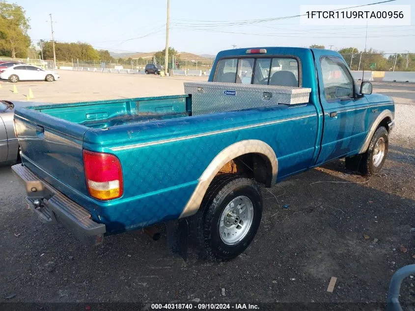 1994 Ford Ranger VIN: 1FTCR11U9RTA00956 Lot: 40318740