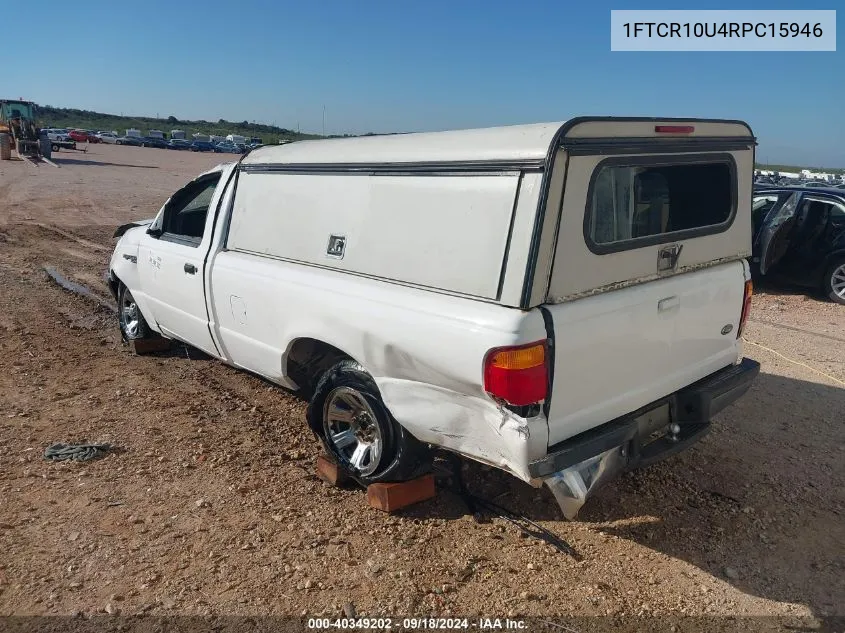 1994 Ford Ranger VIN: 1FTCR10U4RPC15946 Lot: 40349202