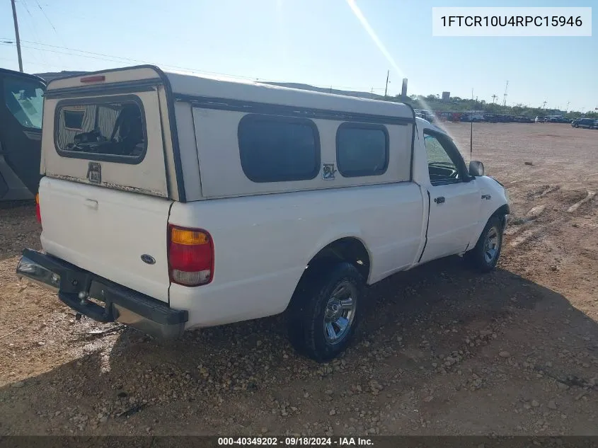 1994 Ford Ranger VIN: 1FTCR10U4RPC15946 Lot: 40349202