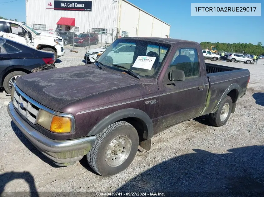 1994 Ford Ranger VIN: 1FTCR10A2RUE29017 Lot: 40439741