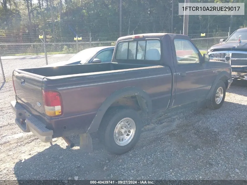 1994 Ford Ranger VIN: 1FTCR10A2RUE29017 Lot: 40439741