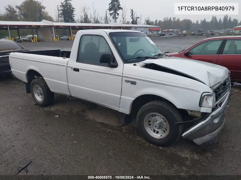 1994 Ford Ranger VIN: 1FTCR10A8RPB40979 Lot: 40505570