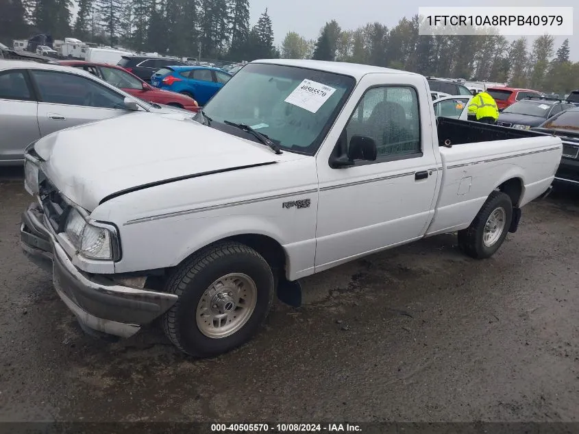 1994 Ford Ranger VIN: 1FTCR10A8RPB40979 Lot: 40505570