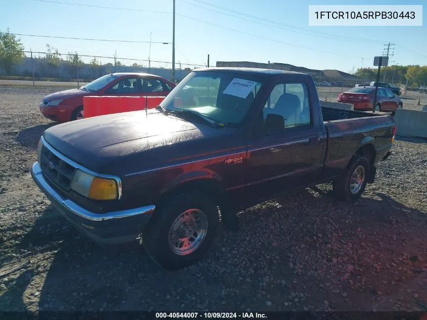 1994 Ford Ranger VIN: 1FTCR10A5RPB30443 Lot: 40544007