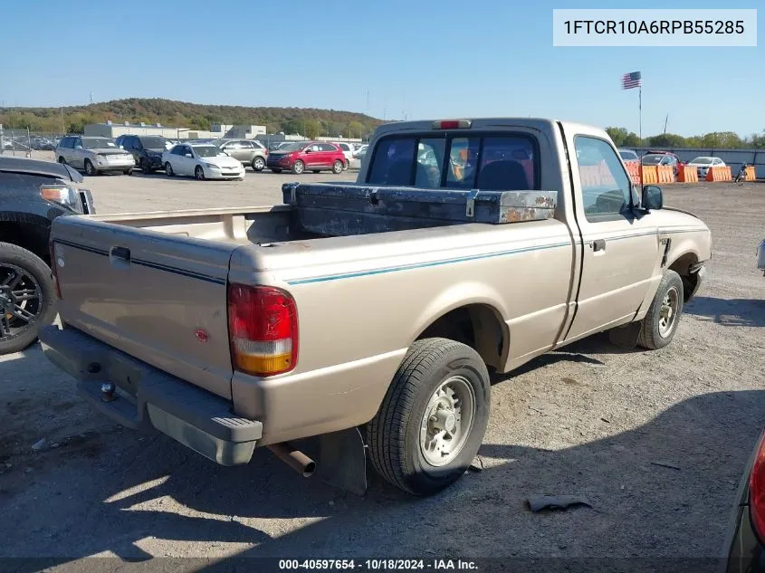 1994 Ford Ranger VIN: 1FTCR10A6RPB55285 Lot: 40597654