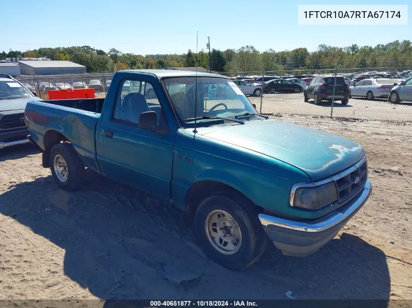 1994 Ford Ranger VIN: 1FTCR10A7RTA67174 Lot: 40651877