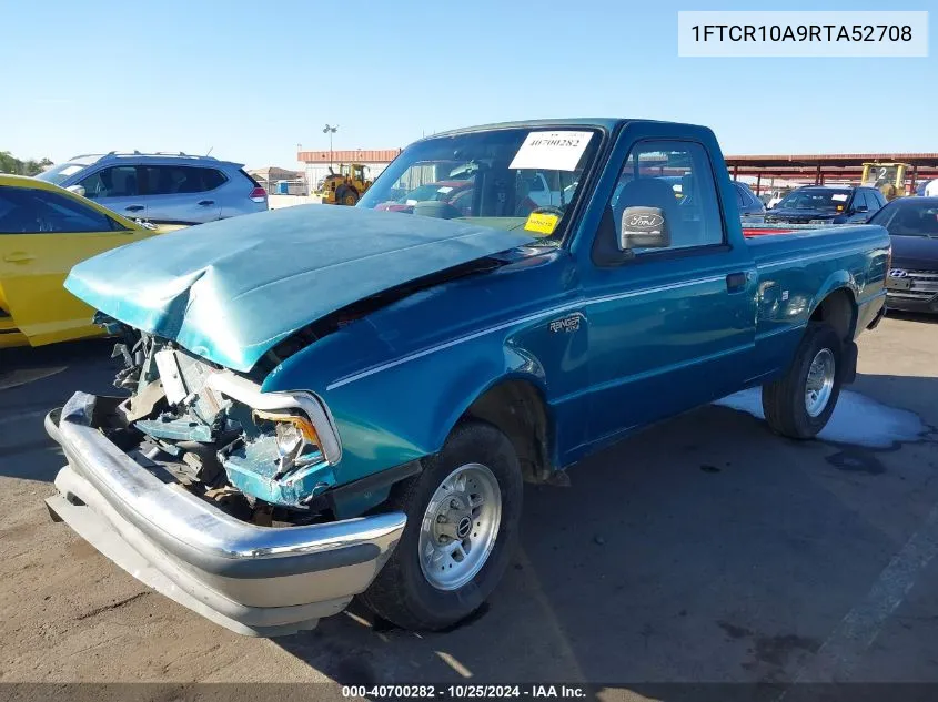 1994 Ford Ranger VIN: 1FTCR10A9RTA52708 Lot: 40700282