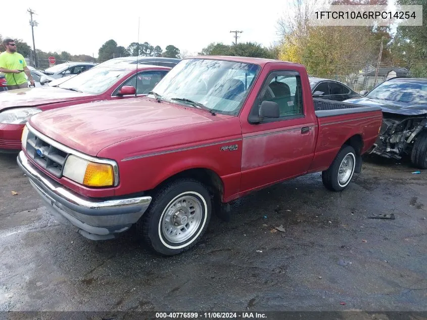 1994 Ford Ranger VIN: 1FTCR10A6RPC14254 Lot: 40776599