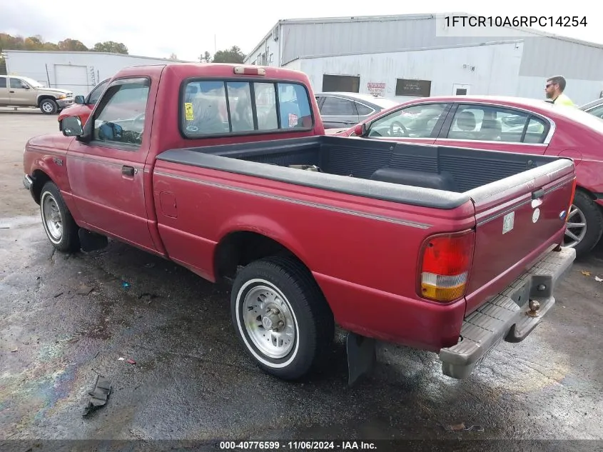 1994 Ford Ranger VIN: 1FTCR10A6RPC14254 Lot: 40776599