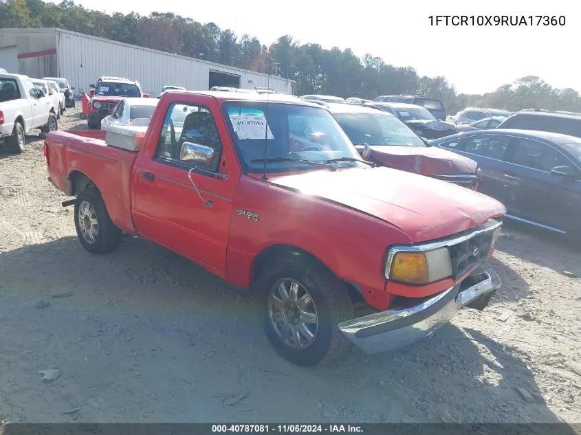 1994 Ford Ranger VIN: 1FTCR10X9RUA17360 Lot: 40787081