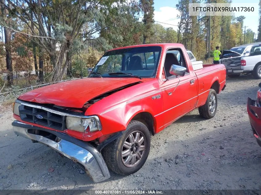 1994 Ford Ranger VIN: 1FTCR10X9RUA17360 Lot: 40787081